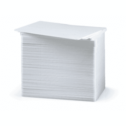 Picture of 500 Blank  White PVC Cards